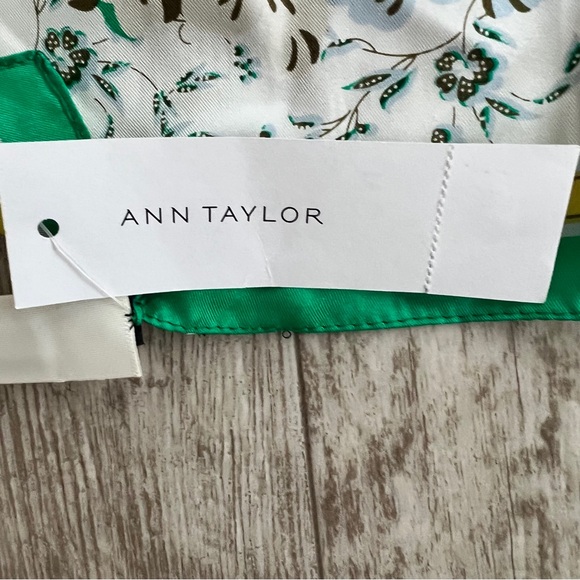 Ann Taylor Green and Yellow Scarf - Picture 7 of 7